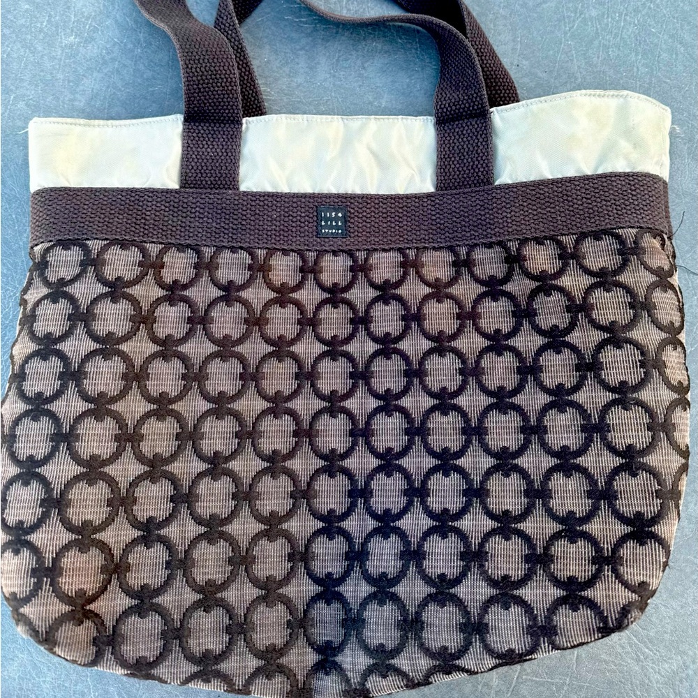 Brown and cream #Lisa #Lill #Studio tote bag #totebag #posh